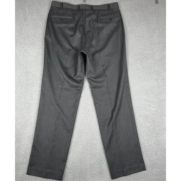 Lauren Ralph Lauren Mens Gray Suit Dress Pants 36x32 Straight Leg Poly/Rayon - Picture 3 of 11